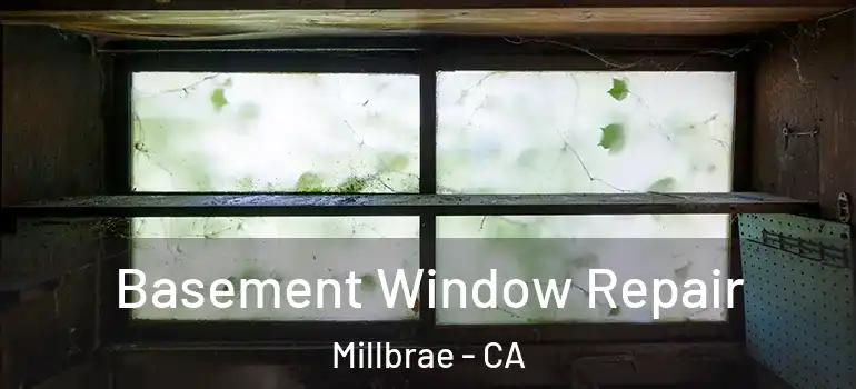  Basement Window Repair Millbrae - CA